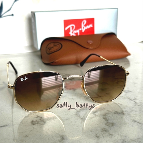Ray-Ban (Store Display) Hexagonal Gradient Brown RB3548 - Picture 6 of 17